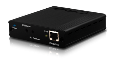 CYP/// Full HDBaseT mottagare, 4K, IR, LAN, POE, RS232, 100 meter