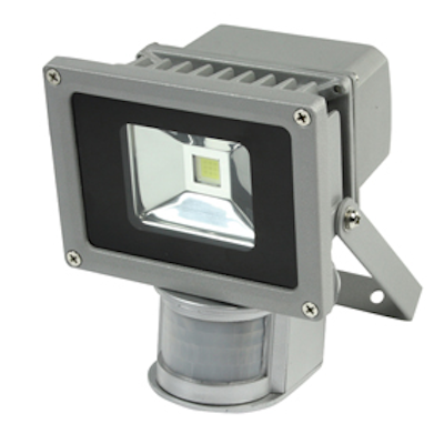 HQ 10 W 9 LED-projektorlampa med PIR-sensor