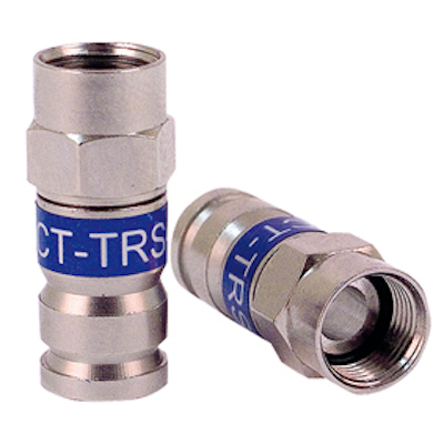 PCT F-kontakt COMPRESSION RG-6, PCT-TRS6L 10-pack