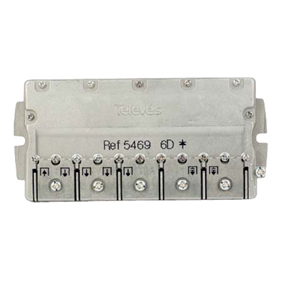 5469 F-smart PRO splitter 1:6 DC-PASS