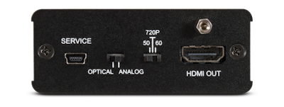 CYP/// Analogt ljud till HDMI (audio only)