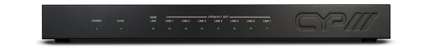 1:7 HDMI till HDBaseT Splitter (60m), PoC