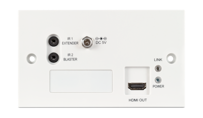 CYP/// HDMI Wallplate mottagare över Singel Cat