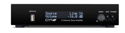 CYP/// 2-kanals Zon förstärkare (ljud endast)