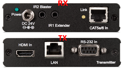 CYP/// HDMI över Single CAT6, Bi-directional PoE, IR, RS232