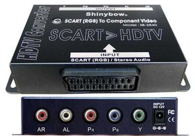 Shinybow SB-2840 SCART-RGB till Komponent och Ljud
