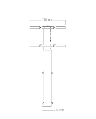 Flatlift TV- lyft / hiss 91cm