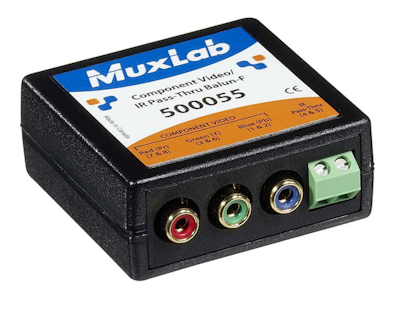 Muxlab Komponent-video Balun med IR hane