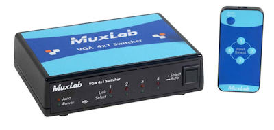 Muxlab VGA switch över nätverkskabel 4x1 (Tillbehör)