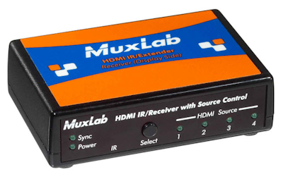 Muxlab HDMI mottagare med IR och Source Control