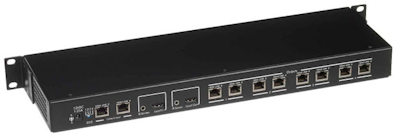 Muxlab HDMI distributions hub 1x4 över 2 cat5e/6 kablar