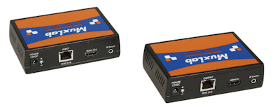 Muxlab HDMI Mono Extender Kit med HDBT och UHD-4K, 100m