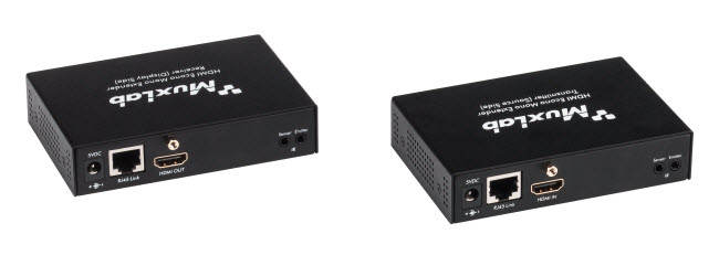 HDMI Mono Extender Mottagare med HDBT, UHD-4K och IR, 70m