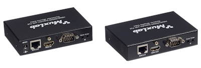 Muxlab HDMI Extender Kit, PoE, RS232, UHD-4K(35m), 70 m