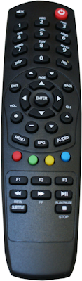 ZAAPTV Fjärrkontroll till HD409 box.