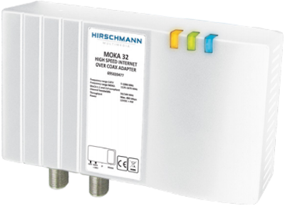 Hirschmann MOKA 32 nätverk / IP över koax / antenn