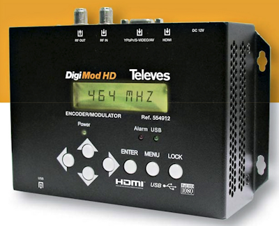 Televés DigiMod HDMI / AV till DVB-T modulator