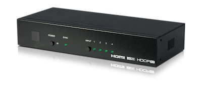 CYP/// HDMI 4:1 Switch med Auto-Switching, 4K, HDCP 2.2