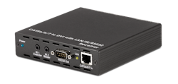 DVI mottagare över HDBaseT, 100m, PoC, LAN, Analogt Ljud