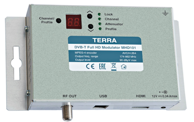 Terra COFDM RF-modulator HDMI till DVB-T