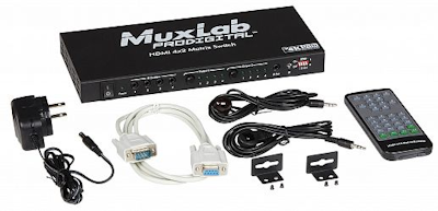 Muxlab HDMI 4x2 Matrisväxel