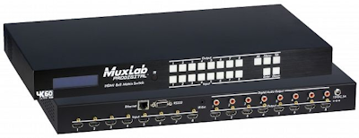 Muxlab HDMI 8x8 Matrisväxel UHD-4K@60Hz, HDCP2.2