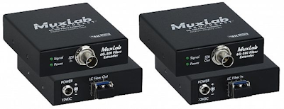 Muxlab 6G-SDI Fiber förlängningskit, 20km