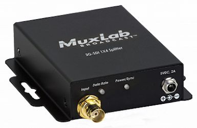 Muxlab 3G-SDI 1x4 Splitter, 1080p