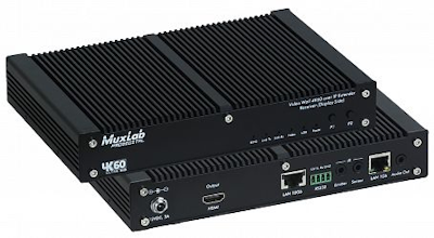 Muxlab AV över IP, HDMI 4K@60, Mottagare, 10Gbit