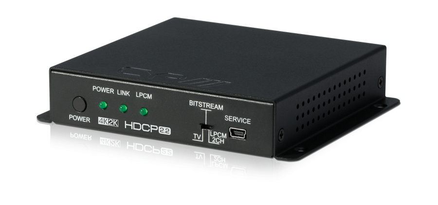 HDMI audio de-embedder, 5.1 ljud, 4K, HDCP 2.2, HDMI 2.0