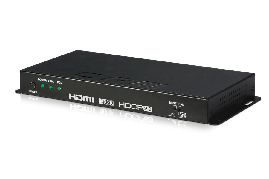 HDMI de-embedder, 4K, HDCP2.2, 7.1/ 5.1 ljud*