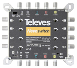 Nevo Multiswitch 5 ingångar 8 utgångar med kaskad