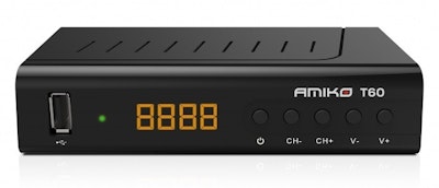 Amiko T70 För fria kanaler HDMI & Scart