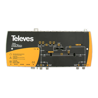 Televés DTKom bredbandssförstärkare 30-40 dB 1in 1 ut. Comhem