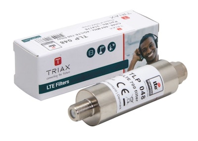 Triax TLP-048 LTE/4G/GSM filter mot störningar 694Mhz