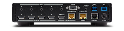 CYP/// Multiroom-system 4 HDMI in, 1 HDMI ut, 2 HDbaseT ut