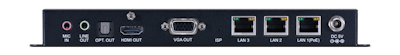 CYP/// HDMI eller VGA över IP mottagare med USB, 4K, HDCP2.2, PoE, CEC