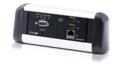 CYP/// Sändare för bordsplacering, HDMI, VGA, HDBaseT, LAN, PoH