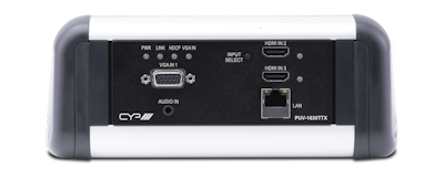 CYP/// Sändare för bordsplacering, HDMI, VGA, HDBaseT, LAN, PoH