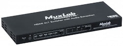 HDMI Switch med Audio De-Embedding, 4K@60hz, 4:4:4, 12-bit color, ARC