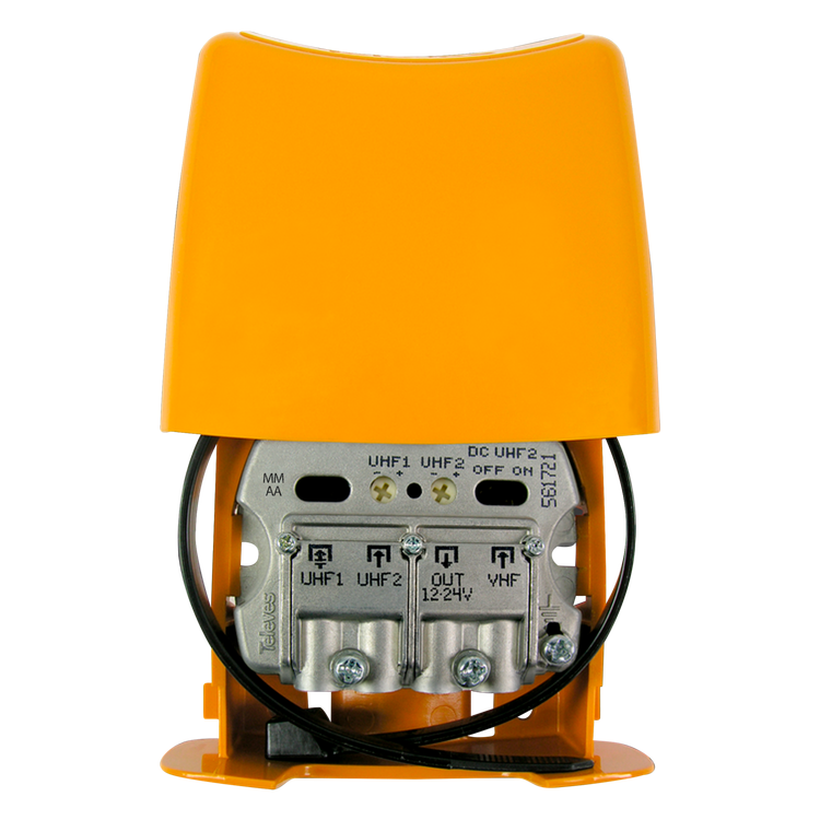 Mastförstärkare NanoKom 3 in, UHF/ UHF/ VHF