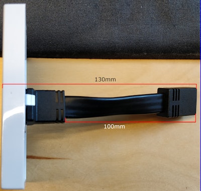 HDconnect HDMI modul med svans VIT