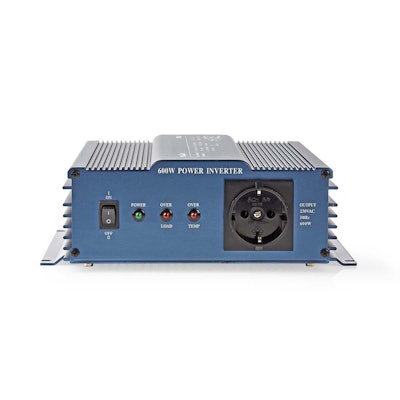 HQ Inverter 24-230 Volt 600 Watt ren sinusvåg