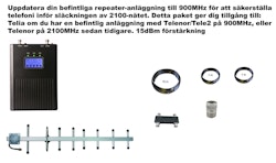 Plus en operatör, för Telia 900Mhz 15dBm paket