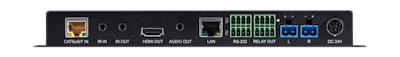 CYP/// HDMI mottagare med Ljud förstärkare, 4K, LAN, PoH