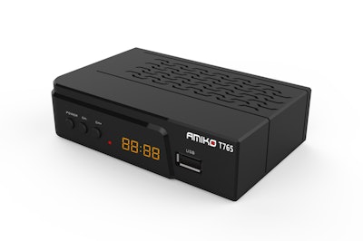 Amiko T765 För fria kanaler i marknätet HDMI & Scart