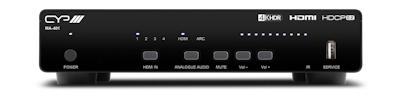 CYP/// 4x1 HDMI switch och förstärkare med AV kontroll system