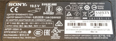 Sony Sony Nätadapter 101W