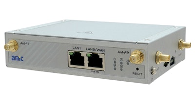 AMIT Industrirouter med 5G/4G redundans, wifi  och 4 LAN portar