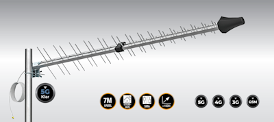 Televes Antenn för GSM / 2G / 3G / 4G / 5G 698-5000MHz